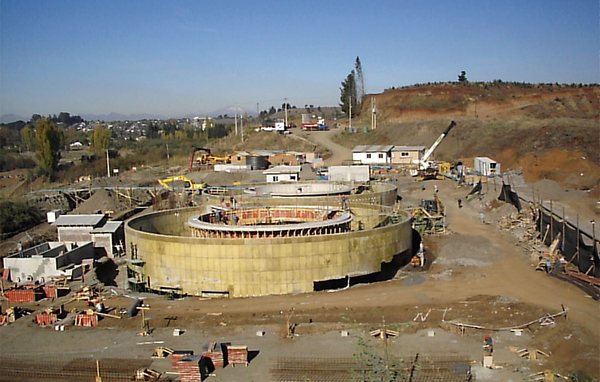 Construcción Colector Padre Las Casas