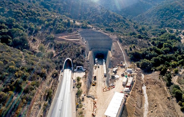 Construcción Túnel El Melón II