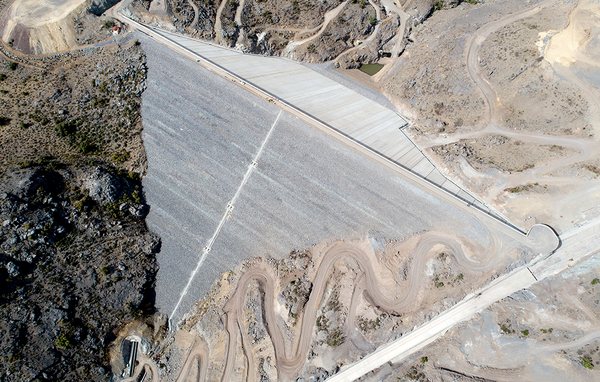 Construcción Embalse Valle Hermoso, Combarbalá, Región de Coquimbo
