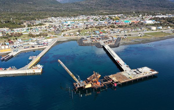 Construcción Obras Marítimas Infraestructura Portuaria Multipropósito en Puerto Williams